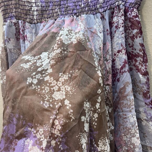 Vintage Y2K Wet Seal Hippie Smocked Fairy Boho Tube Babydoll Top Sz M DEADSTOCK - Picture 4 of 7